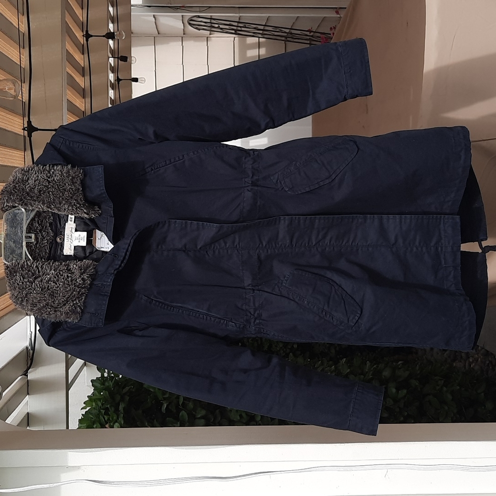 H&M Coat with faux fur